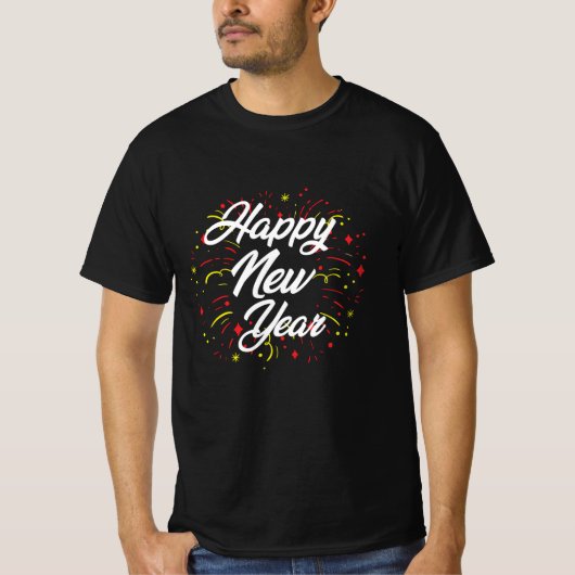 Welkom bij het Happy New Year Cadeauontwerp T-shirt (Voorkant)