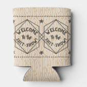 Welkom bij het *hit Show! Funny Beer Party Humor Blikjeskoeler (Achterkant)