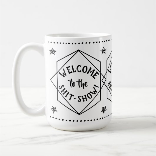 Welkom bij het *hit Show | Sarcastic Funny Koffiemok (Links)