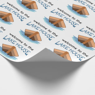 Welkom bij het Lake House Cadeaupapier