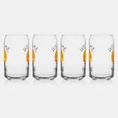 Welkom bij het meer blikvorm glas (Links)