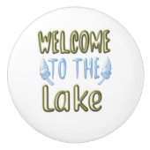 Welkom bij het meer keramische knop (Voorkant)