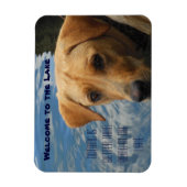 Welkom bij het meer van Labrador Magneet (Verticaal)