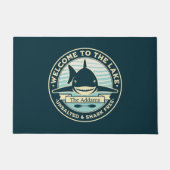 Welkom bij het meer van ongezouten en haaivrije do deurmat (Voorkant)