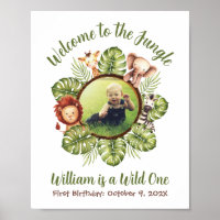 Welkom bij het Oerwoud Foto Wild One Safari Sign