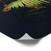 "Welkom bij het Oerwoud" Neon Party Poster (Hoek)