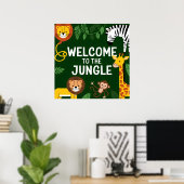Welkom bij het Oerwoud Poster (Thuiskantoor)