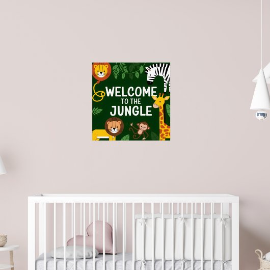 Welkom bij het Oerwoud Poster (Kinderkamer 2)