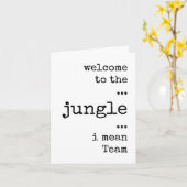 Welkom bij het Oerwoud, Team, New Employee Kaart (Gele Bloem)