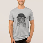 Welkom bij het oerwoud Tri-Blend shirt (Voorkant)