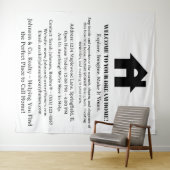 Welkom bij het Open Huis Event van het Vastgoed Wandkleed (In Situ (horizontaal))