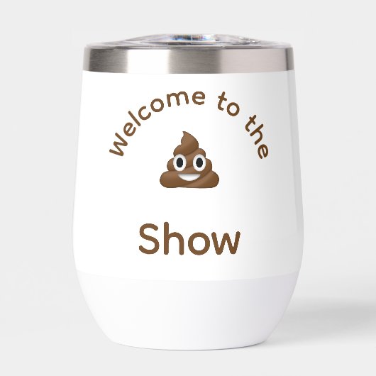 Welkom bij het Poo Emoji Show Gepersonaliseerd (Voorkant)