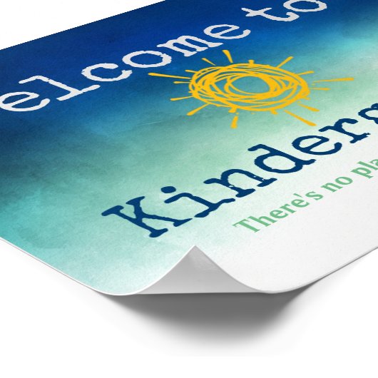 Welkom bij het Poster Kindergarten (Hoek)