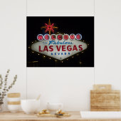 Welkom bij het Poster van Fabulous Las Vegas Nevad (Keuken)