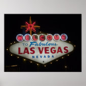 Welkom bij het Poster van Fabulous Las Vegas Nevad (Voorkant)