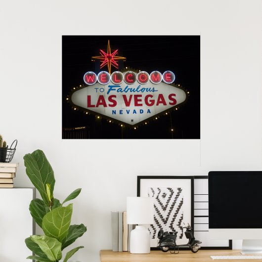 Welkom bij het Poster van Fabulous Las Vegas Nevad (Thuiskantoor)