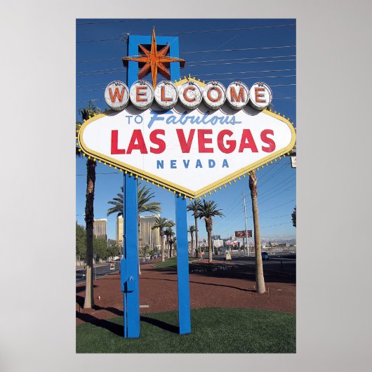 Welkom bij het Poster van Fabulous Las Vegas Nevad (Voorkant)