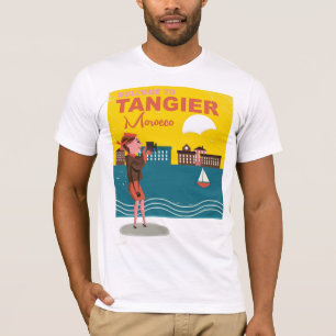 Welkom bij het poster van het vintage-reisbezoek a t-shirt