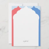 Welkom bij het Red White van de luchtmacht Kaart (Achterkant)