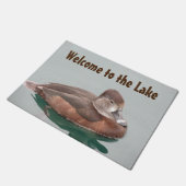 Welkom bij het Ring-necked Duck Photo Bird Deurmat (Schuin)