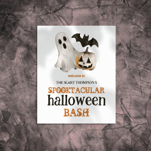 Welkom bij het spectaculaire Halloween feest Poster