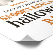 Welkom bij het spectaculaire Halloween feest Poster (Hoek)