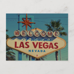 Welkom bij het  stadsteken van Fabulous Las Vegas Briefkaart