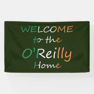 Welkom bij het startpunt van Uw Naam op het Ierse  Spandoek