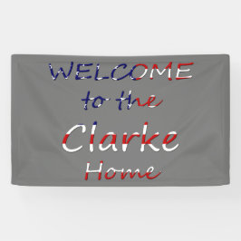 Welkom bij het startpunt voor de Amerikaanse vlag  Spandoek