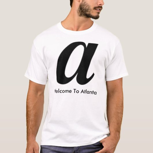 Welkom bij het T-shirt van Atlanta (Voorkant)
