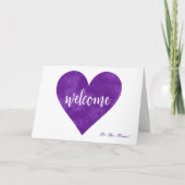 Welkom bij het team kaart (Voorkant)