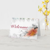 Welkom bij het team kaart (Gele Bloem)