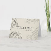 Welkom bij het team kaart (Voorkant)