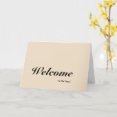 Welkom bij het team kaart (Gele Bloem)