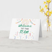 Welkom bij het Team Nieuwe Medewerker Job Verwelko Kaart (Gele Bloem)