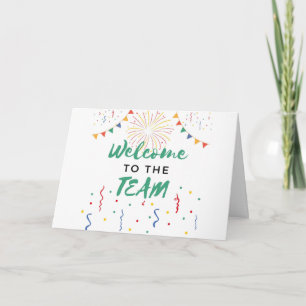 Welkom bij het Team Nieuwe Medewerker Job Welkom Kaart