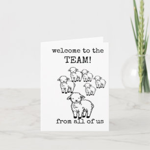 Welkom bij het team, nieuwe medewerker, studenten, kaart