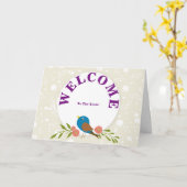 Welkom bij het team Spring Floral Kaart (Gele Bloem)