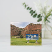 Welkom bij het Utah-teken - Stateborden Briefkaart (Staand voorkant)