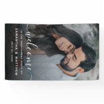 Welkom bij het verlovingsbanner met foto