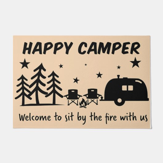 Welkom bij het vuur met ons deurmat (Voorkant)