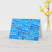 Welkom bij het Wenskaart Team Kaart (Gele Bloem)