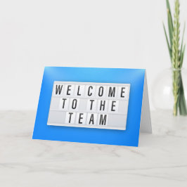 Welkom bij het Wenskaart Team Lightbox Kaart