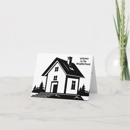 Welkom bij het Wenskaart Welkomstbuurt Kaart (Voorkant)