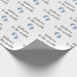 Welkom bij het wereldwijde Baby-werkdocument Cadeaupapier
