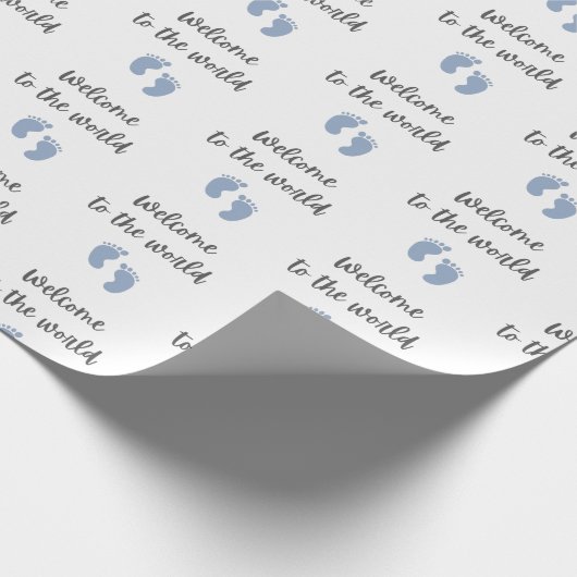 Welkom bij het wereldwijde Baby-werkdocument Cadeaupapier (Hoek)