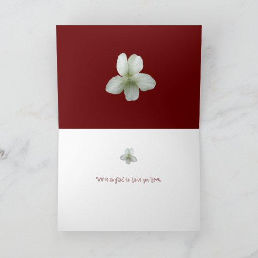 Welkom bij het Witte Violet Buurt Kaart (Binnen)