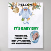 Welkom bij het World Baby Boy Poster (Voorkant)
