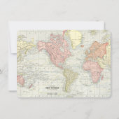 Welkom bij het World Sip and See Baby shower Kaart (Achterkant)