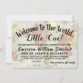 Welkom bij het World Sip and See Baby shower Kaart (Voorkant)